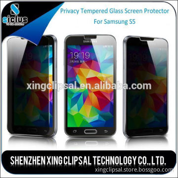 9H explosion-proof Privacy Anti-Spy Tempered Glass Screen Protector for samsung galaxy s5
